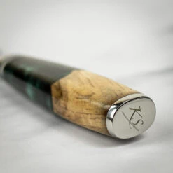 Katana Saya Rainforest 2pc Damascus Carving Set 14 Katana Saya Rainforest 2pc Damascus Carving Set -Kitchen Knife Store keg 2015 2 katanasaya rainforest damascus 4