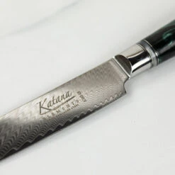 Katana Saya Rainforest 2pc Damascus Carving Set 12 Katana Saya Rainforest 2pc Damascus Carving Set -Kitchen Knife Store keg 2015 2 katanasaya rainforest damascus 5