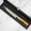 Katana Saya Flame 20cm Damascus Carving Knife