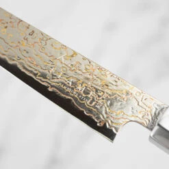 Katana Saya Flame 20cm Damascus Carving Knife 13 Katana Saya Flame 20cm Damascus Carving Knife -Kitchen Knife Store kfo 15 katanasaya flame carving 18cm 7