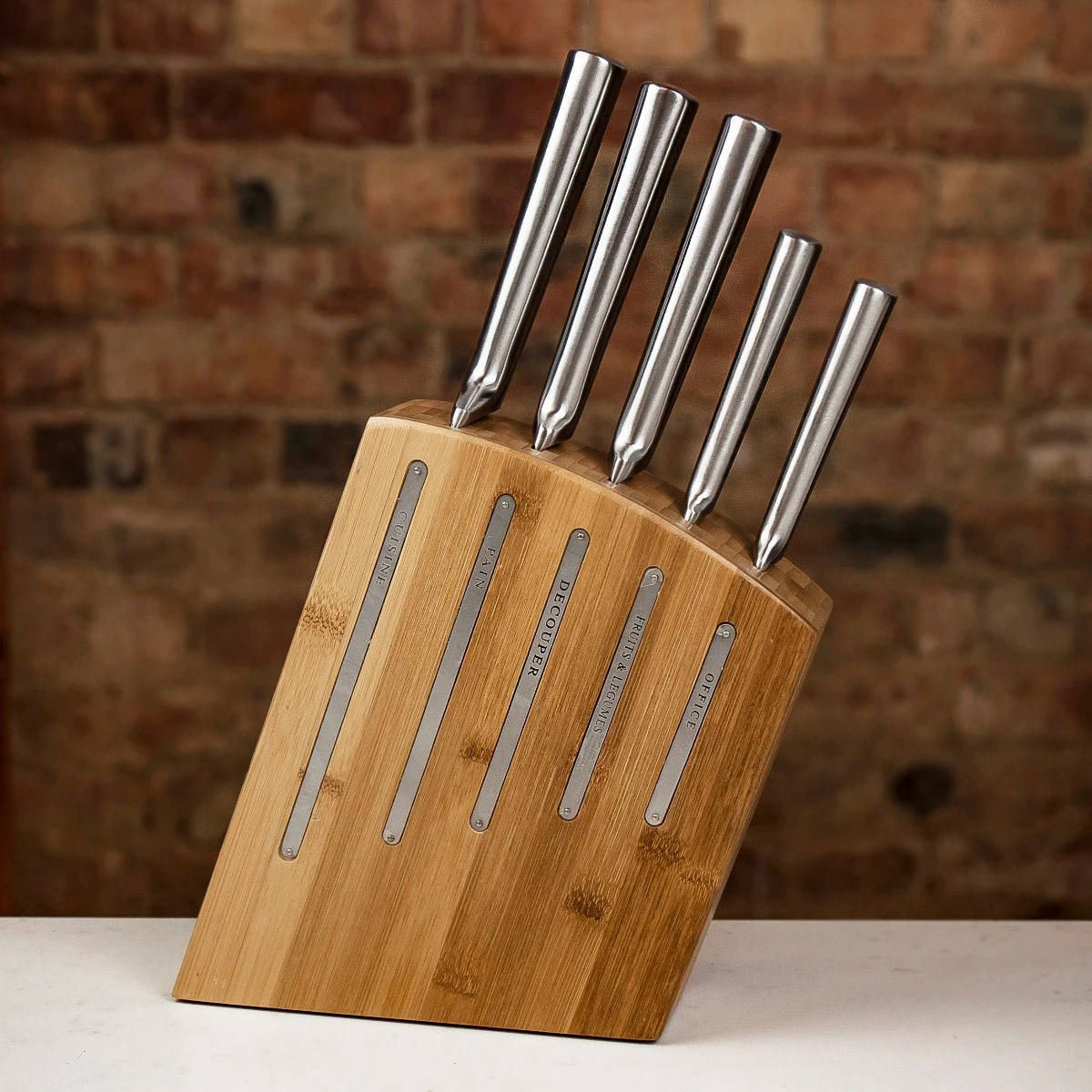 Jean Dubost Kimono Kitchen Pradel Knife Set With Bamboo Knife Block 3 Jean Dubost Kimono Kitchen Pradel Knife Set With Bamboo Knife Block