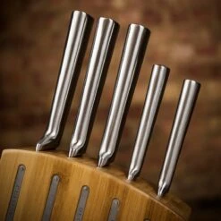 Jean Dubost Kimono Kitchen Pradel Knife Set With Bamboo Knife Block 15 Jean Dubost Kimono Kitchen Pradel Knife Set With Bamboo Knife Block -Kitchen Knife Store kimonokitchenknifeset4