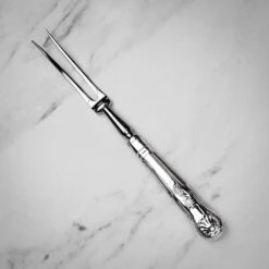 Arthur Price Of England Kings Silver Plate 3pc Carving Set -Kitchen Knife Store kipi0701 kingscarvingset 6