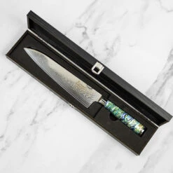 Katana Saya Pearl 20cm Damascus Gyuto Knife