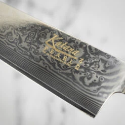 Katana Saya Pearl 20cm Damascus Gyuto Knife -Kitchen Knife Store kp 04 katanasaya pearl gyoto 20cm 5