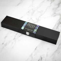 Katana Saya Pearl 20cm Damascus Gyuto Knife -Kitchen Knife Store kp 04 katanasaya pearl gyoto 20cm box