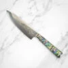 Katana Saya Pearl 15cm Damascus Chef's Knife -Kitchen Knife Store kp 14 katanasaya pearl chef 15cm 1
