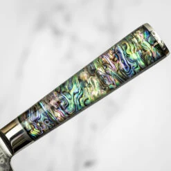 Katana Saya Pearl 15cm Damascus Chef's Knife -Kitchen Knife Store kp 14 katanasaya pearl chef 15cm 4