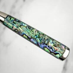 Katana Saya Pearl 2pc Damascus Carving Set -Kitchen Knife Store kp 2015 katanasaya pearl piece carving set 8