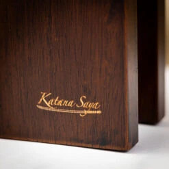 Katana Saya Pakkawood 6pc Damascus Knife Block Set -Kitchen Knife Store ks 600 6b katanasaya pakkawood knife block 3