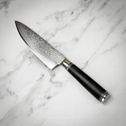 Katana Saya Pakkawood 15cm Damascus Chef's Knife -Kitchen Knife Store ksl14 katanasaya pakkawood 2
