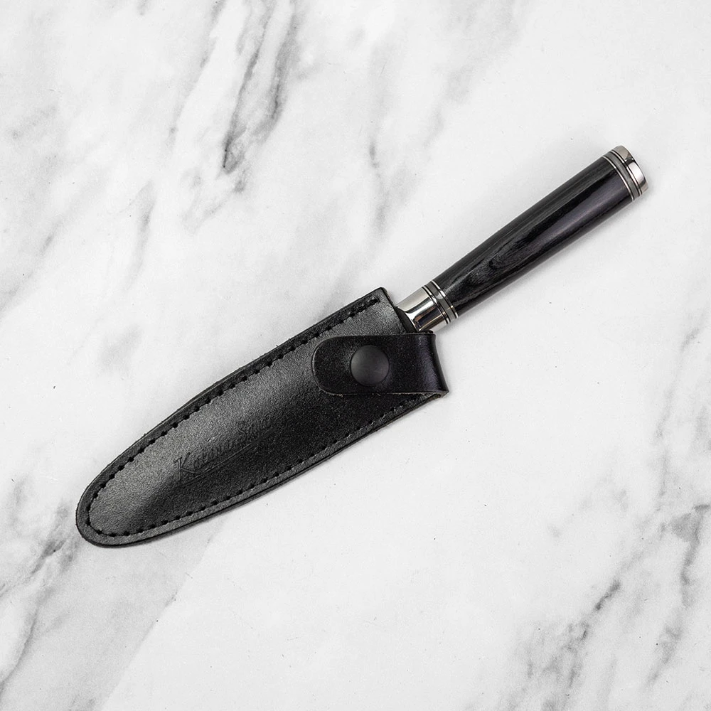 Katana Saya Pakkawood 12cm Utility Knife 4 Katana Saya Pakkawood 12cm Utility Knife - Image 2