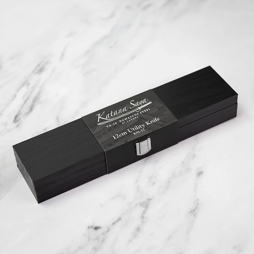 Katana Saya Pakkawood 12cm Utility Knife 10 Katana Saya Pakkawood 12cm Utility Knife - Image 8