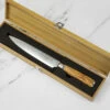 Katana Saya Olivewood 20cm Damascus Carving Knife