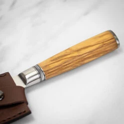 Katana Saya Olivewood 20cm Bread Knife -Kitchen Knife Store kso 16 katanasaya olive wood bread 6