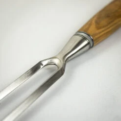 Katana Saya Olivewood 2pc Damascus Carving Set -Kitchen Knife Store kso 2015 2 katanasaya damascus 6