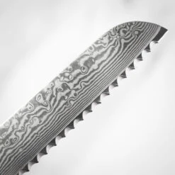 Katana Saya Olivewood 6pc Damascus Knife Block Set 17 Katana Saya Olivewood 6pc Damascus Knife Block Set -Kitchen Knife Store kso 600 6b katanasaya olivewood knife block 5