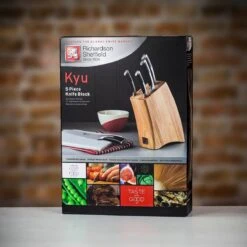 Richardson Sheffield Kyu Knife Block With Five Knives -Kitchen Knife Store kyu5pcknifeblock