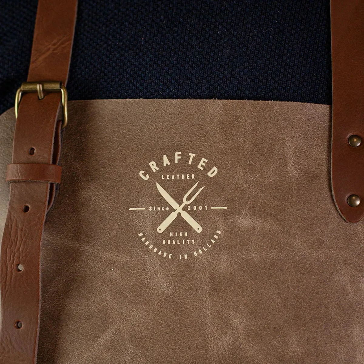 Crafted Vintage Leather Apron 14 Crafted Vintage Leather Apron - Image 12