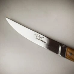 Jean Dubost Le Thiers Steak Knives 6 Piece Set With Olive Wood Handles 9 Jean Dubost Le Thiers Steak Knives 6 Piece Set With Olive Wood Handles -Kitchen Knife Store lethierssteakknives6 4