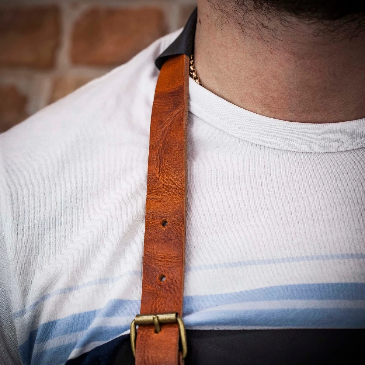 Crafted Vintage Leather Apron 11 Crafted Vintage Leather Apron - Image 9