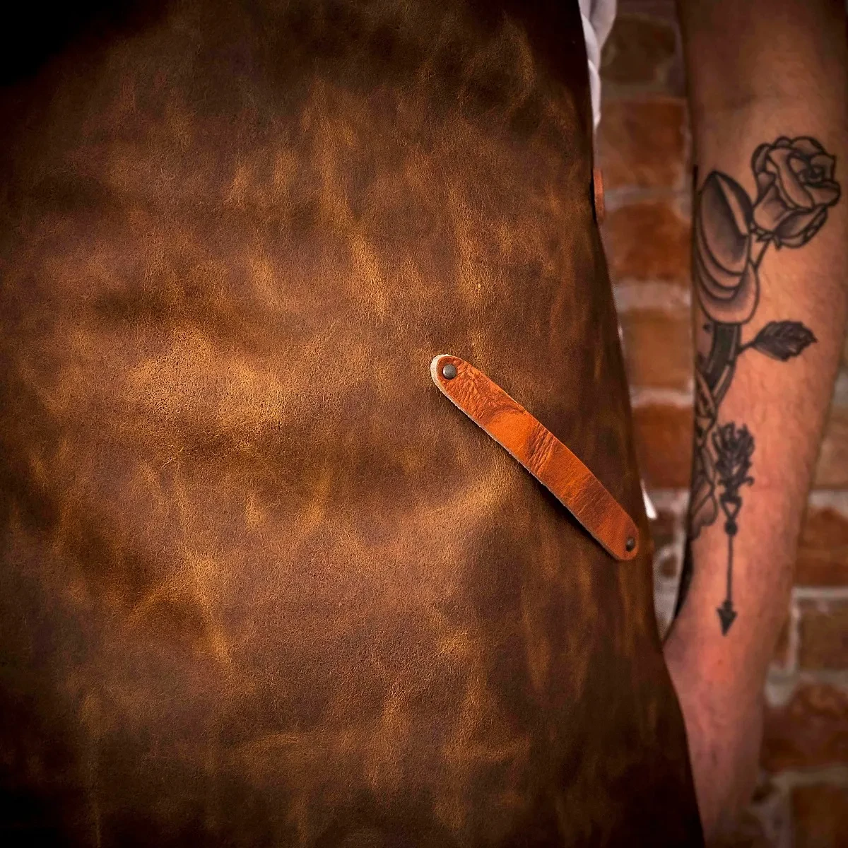 Crafted Vintage Leather Apron 16 Crafted Vintage Leather Apron - Image 14