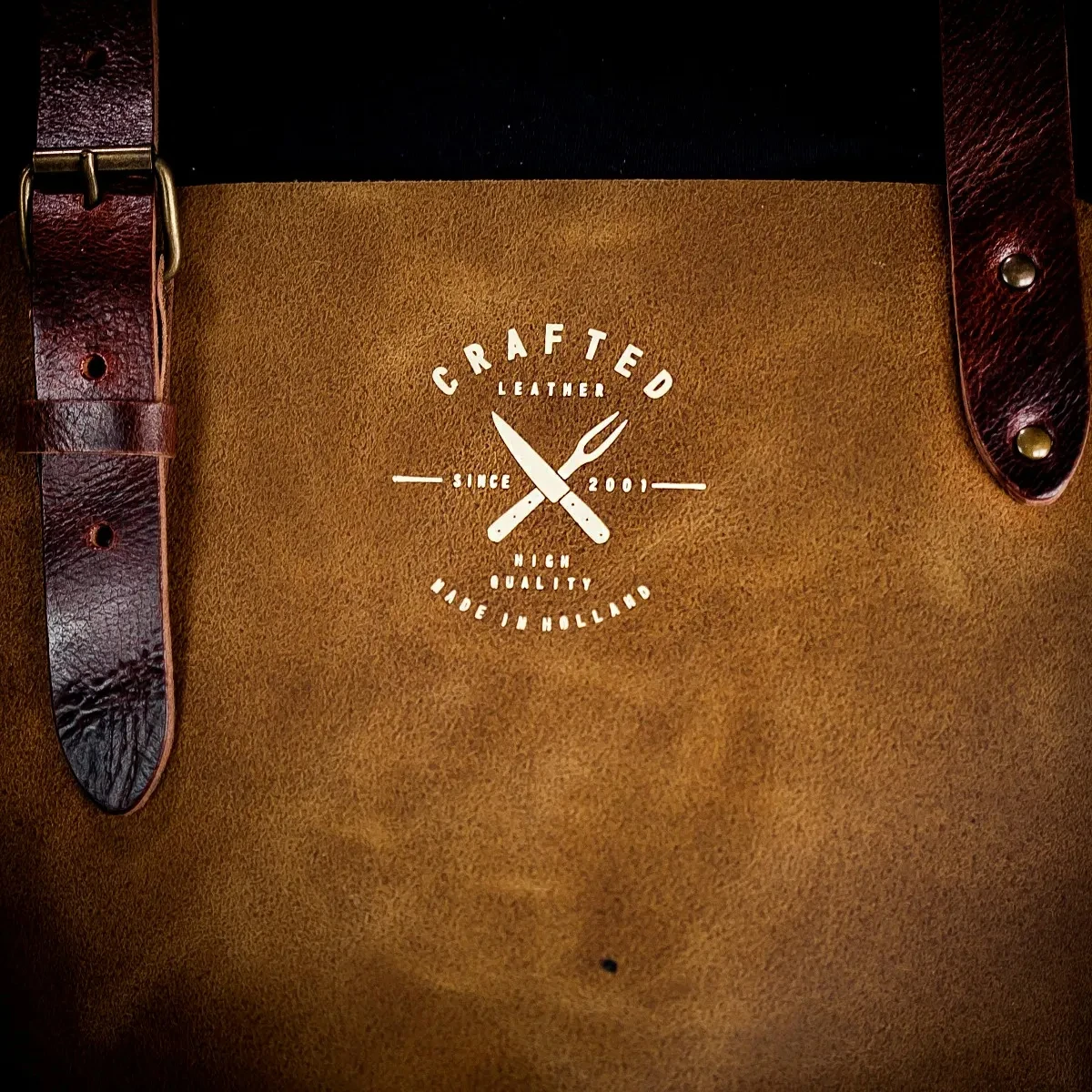 Crafted Vintage Leather Apron 10 Crafted Vintage Leather Apron - Image 8