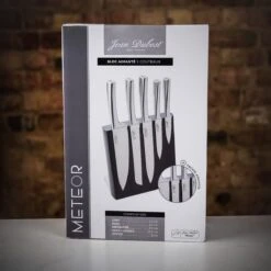Jean Dubost Meteor Kitchen Magnetic Knife Block Set 19 Jean Dubost Meteor Kitchen Magnetic Knife Block Set -Kitchen Knife Store meteorknifeset