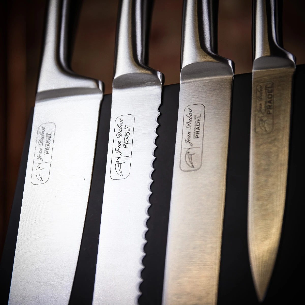 Jean Dubost Meteor Kitchen Magnetic Knife Block Set 4 Jean Dubost Meteor Kitchen Magnetic Knife Block Set - Image 2