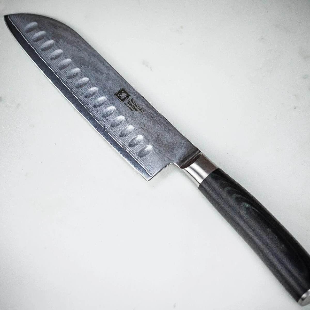 Richardson Sheffield Midori Damascus 17.5cm Santoku Knife 3 Richardson Sheffield Midori Damascus 17.5cm Santoku Knife