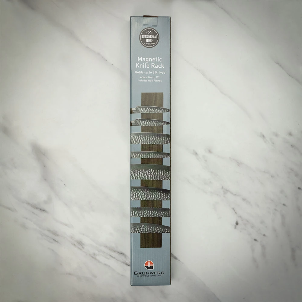 Rockingham Forge 18" Acacia Magnetic Knife Rack 5 Rockingham Forge 18" Acacia Magnetic Knife Rack - Image 3