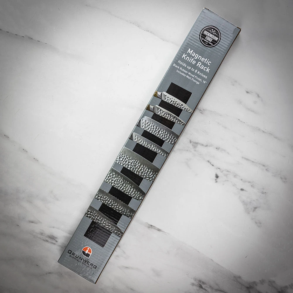Rockingham Forge 18" Black Cherry Magnetic Knife Rack 6 Rockingham Forge 18" Black Cherry Magnetic Knife Rack - Image 4