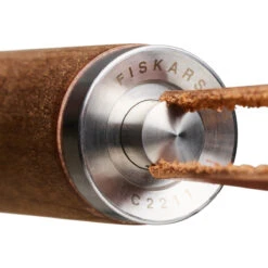 Fiskars Birchwood Handle 2pc BBQ Set -Kitchen Knife Store norden grill utensils detail 01