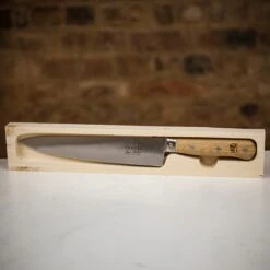 Jean Dubost Pradel 1920 Oak Handle 8" Chef Knife -Kitchen Knife Store oakhandlechefknife