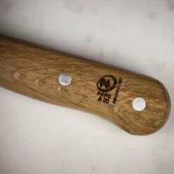 Jean Dubost Pradel 1920 Oak Handle 8" Chef Knife -Kitchen Knife Store oakhandlechefknife5