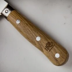 Jean Dubost Pradel 1920 Oak Handle 6.5" Santoku Knife -Kitchen Knife Store oaksantoku4