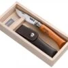 Opinel Set: Folding Knife N°08 Carbon Steel Blade 8.5cm + Sheath -Kitchen Knife Store opinel set folding knife n08 sheath
