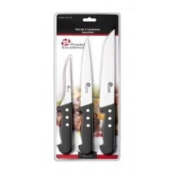 Kitchen Knife Store -Kitchen Knife Store pradel excellence 3 piece butcher knife set triple riveted handles 1