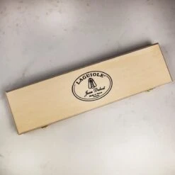 Jean Dubost Laguiole Olive Wood Handle 2 Piece Carving Set -Kitchen Knife Store premiumcarvingsetolive