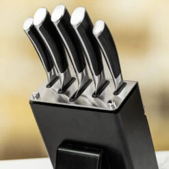 Rockingham Forge Equilibrium 6pc Knife Block Set -Kitchen Knife Store rf 6255b rockinghamforge equilibrium knifeblock 2