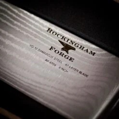 Rockingham Forge 8" Damascus Chef's Knife - Wood -Kitchen Knife Store rf6704 4
