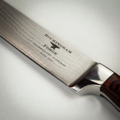Rockingham Forge 8” Damascus Carving Knife - Riveted Pakkawood Handle / Full Tang -Kitchen Knife Store rf6705 5
