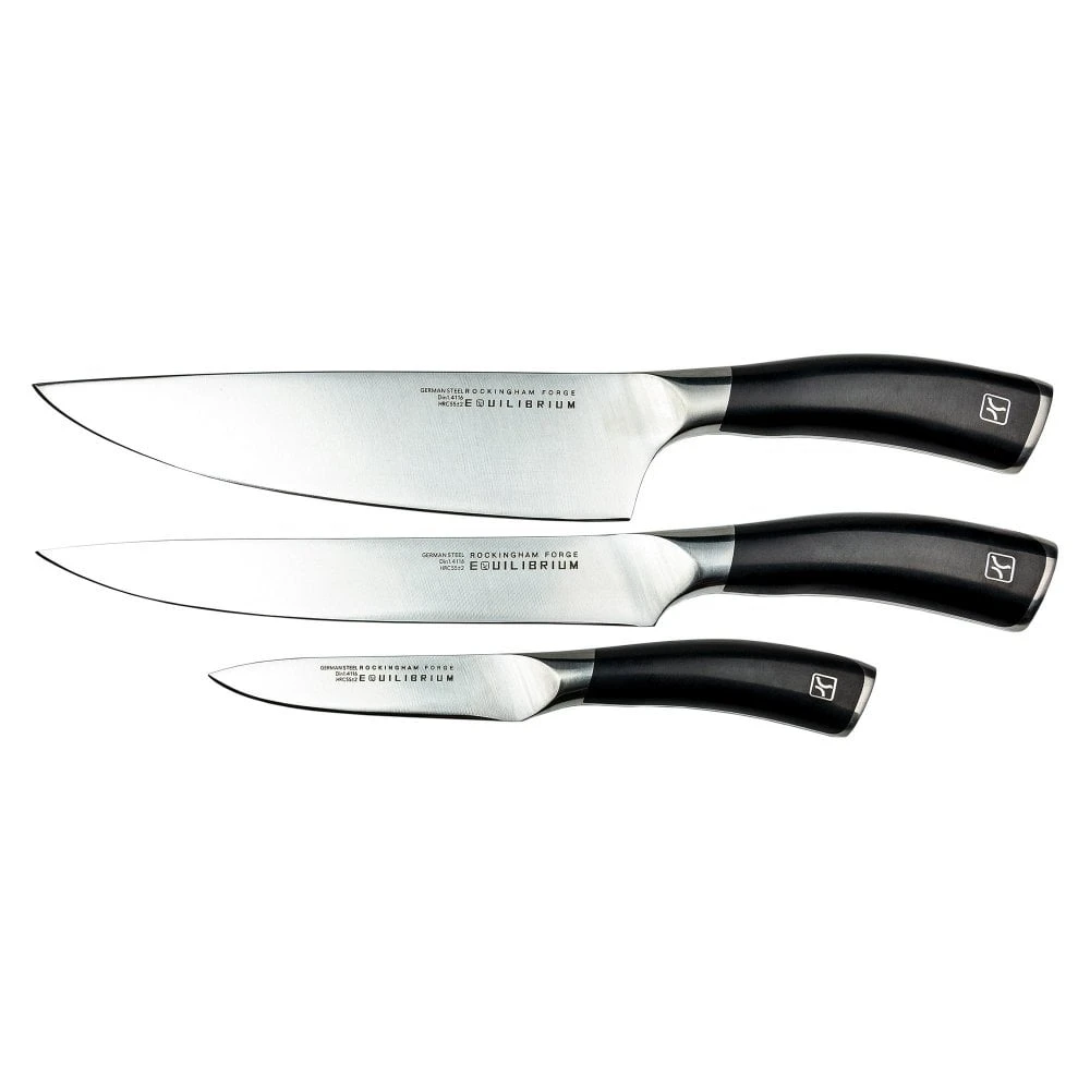 Rockingham Forge Equilibrium RF-3517 3 Pce Kitchen Knife Set 3 Rockingham Forge Equilibrium RF-3517 3 Pce Kitchen Knife Set