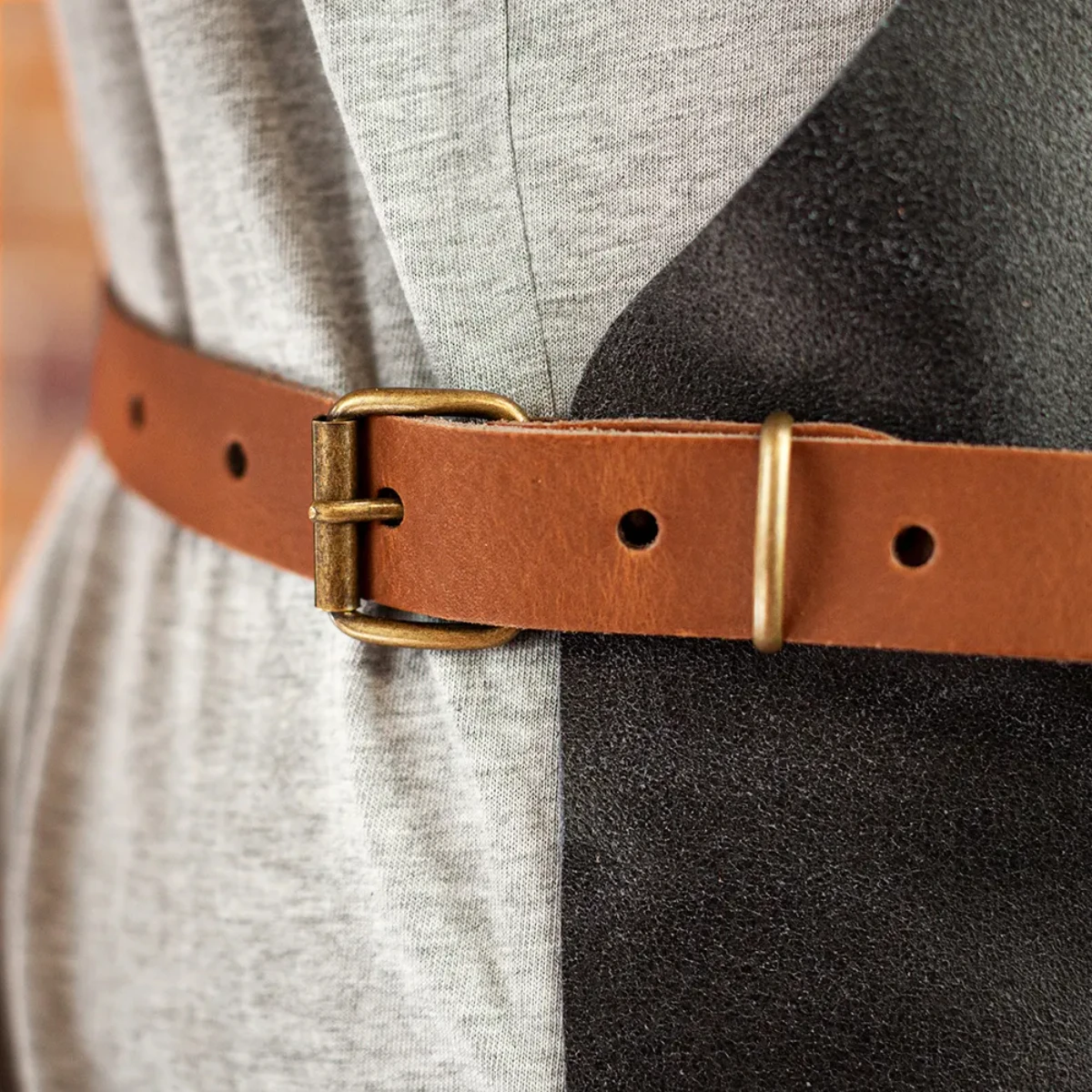 Crafted Rustic Leather Apron 15 Crafted Rustic Leather Apron - Image 13