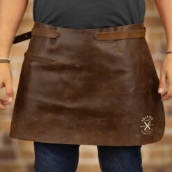 Crafted Rustic Leather Waist Apron