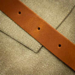 Crafted Washed Canvas Waist Apron -Kitchen Knife Store rusticleatherwaistapron sand 4 4