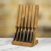 Robert Welch Professional Angle Oak Knife Block Set -Kitchen Knife Store rwpao2097v7 robertwelch oak knifeblock 1