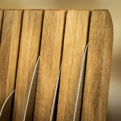 Robert Welch Professional Angle Oak Knife Block Set -Kitchen Knife Store rwpao2097v7 robertwelch oak knifeblock 2