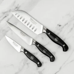 Robert Welch Professional Angle Oak Knife Block Set -Kitchen Knife Store rwpao2097v7 robertwelch oak knifeblock 6