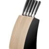 Sabatier Edonist 5-piece Kitchen Knife Block Made Of Beech Wood - Fully Forged Blades -Kitchen Knife Store sabatier edonist 5 piece kitchen knife block beech wood fully forged blades